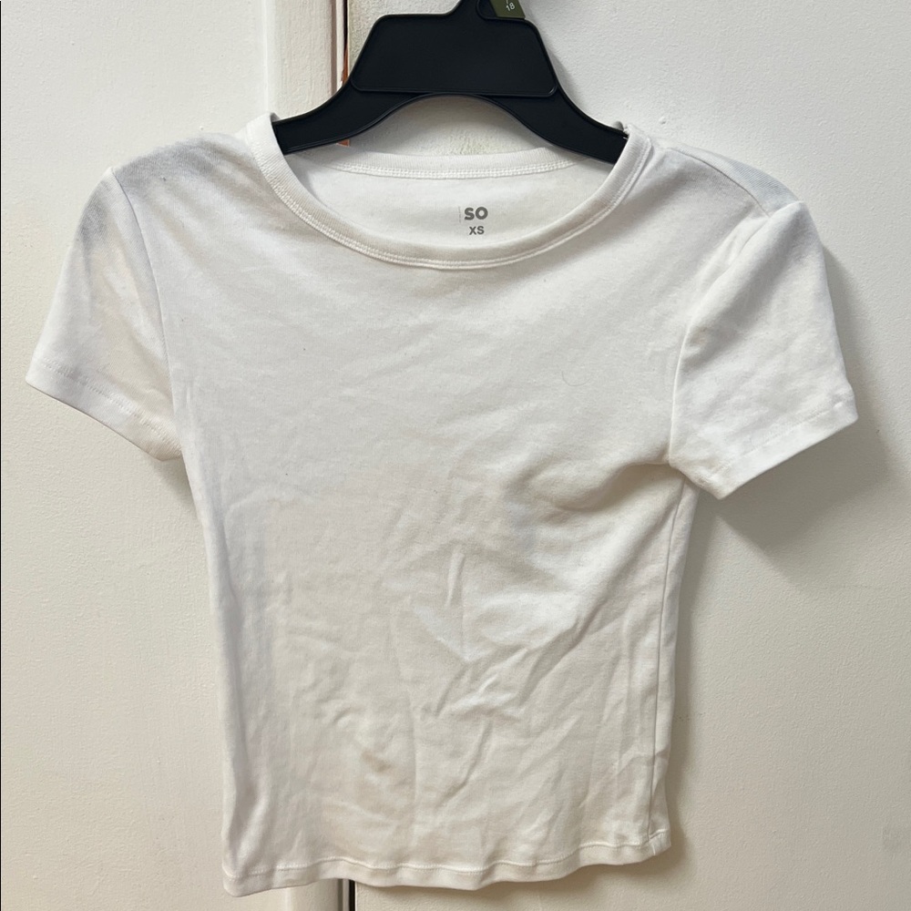 SO Classic White Short Sleeve Tee